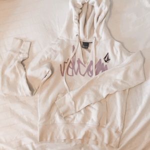 volcom cream hoodie